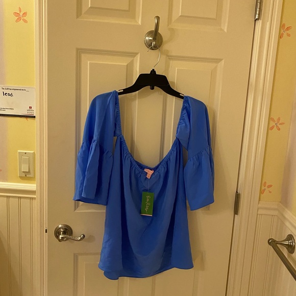 Lilly Pulitzer nwt Daniella silk top - Picture 1 of 4